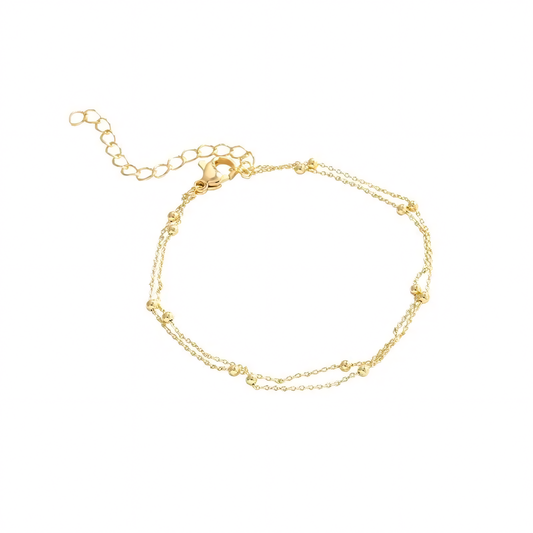 Elegant Double Chain Bracelet